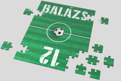 Focipálya mintás puzzle