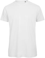B&C lezser szabású minősített biopamut férfi póló BD62, White-3XL (BD620111)