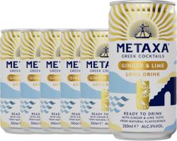 Metaxa - RTD Greek Cocktails Ginger & Lime - 6 buc. x 0.25L, Alc: 5% - doza