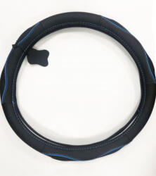  Valódi bőr kormányvédő SPORT KV-5057A - BLACK BLUE (HD-KV-5057BL)