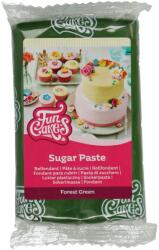 FunCakes Fondant verde Forest Green (fondant colorat) 250 g