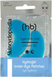 Skincyclopedia Plasturi pentru ochi hidrogel cu Acid hialuronic si Vitamina B5, 2 bucati, Skincyclopedia Masca de fata