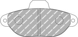 FERODO set placute frana, frana disc FERODO FCP925H (FCP925H)