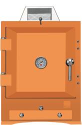 Gastronomy Plus Bertha Original Table Top Orange BER-16305