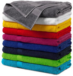 MALFINI Bath Towel 450 fürdőlepedő unisex tengerészkék 70 x 140 cm