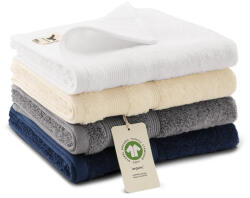 MALFINI Organic (GOTS) törülköző unisex tengerészkék 50 x 100 cm