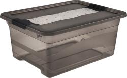 Keeeper Cornelia Crystalbox 12L szürke tároló doboz
