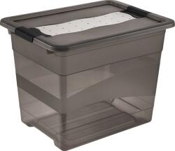 Keeeper Cornelia Crystalbox 24L szürke tároló doboz