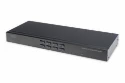 ASSMANN DS-23200-2 switch-uri pentru tastatură, mouse și monitor (KVM) Raft pentru montat echipamente Negru (DS-23200-2) - senetic