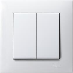 OSPEL SZAFIR Comutator 10AX, IP20, alb (5724)