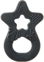 Dentistar Teether "Csillag" rágóka 3 hónapos kortól, szürke színben