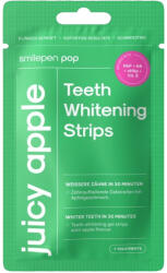 Smilepen Pop Juicy Apple Teeth Whitening Strips, fogfehérítő csíkok (7x2 db)