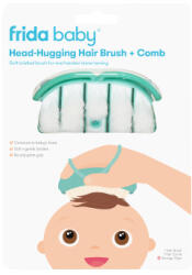 Frida Baby Head-Hugging Hair Brush & Comb, hajkefe és fésű készlet