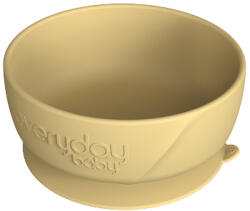 Everyday Baby szilikon tál tapadókoronggal, Lágy Sárga