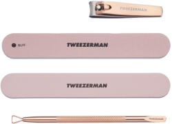 Tweezerman Rose Gold Manikűrkészlet, rózsaarany manikűrkészlet