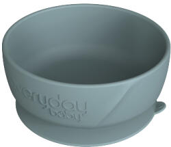 Everyday Baby szilikon tál tapadókoronggal, Harmony Green