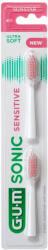 GUM Sunstar GUM Sensitive Sonic Ultralágy cserefejek, 2 db