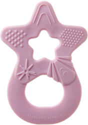 Dentistar Teether "Csillag" rágóka 3 hónapos kortól, rózsaszín