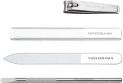 Tweezerman Glass Manicure Set, Manikűrkészlet üveg reszelővel