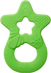 Dentistar Teether "Csillag" rágóka 3 hónapos kortól, zöld
