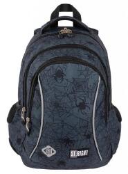 St. Majewski St. Right anatómiai pókos iskolatáska, hátizsák mellpánttal - Spider Web (667398)