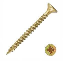  Pozdorjacsavar önmetsző süllyesztett fejű PZ 3, 5x 35 sárga horgany 150 db (3904644)( (3904644)