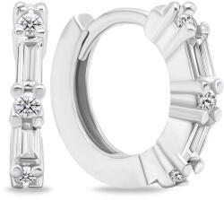 Brilio Silver Cercei originali, rotunzi, din argint, cu pietre de zircon EA684W
