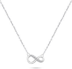 Brilio Silver Colier argintiu Infinit cu zircon NCL76W