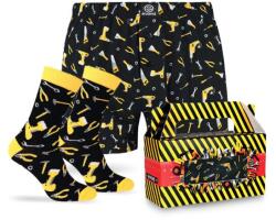 evona barkács ajándékcsomag M méretű boxer 41-45 zoknival (3667)