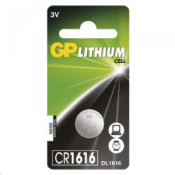 GP Batteries CR1616 Lithium gombelem 3V (B15601) (B15601) - aqua