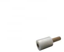  Strechfólia nyújtható, kézi, mini, nyeles 10cm, 23 micron kb. 150 méter, nettó fólia súly 0, 32kg ÁTLÁTSZÓ - aqua