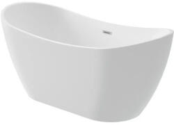 Deante Kád, Deante Arnika akril fürdőkád, szabadonálló, ovális 160x72 cm KDA_016V - zuhanykabin