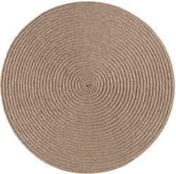 Banquet Tondo kör alakú műanyag tányéralátét Latte (12524007)