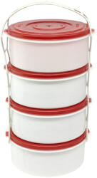  Műanyag 4 részes ételhordó készlet 4x1, 5L