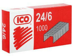 ICO Tűzőkapocs Ico 24/6 1000 db/doboz (7330024003) - pepita