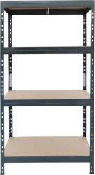 AR Shelving 4 polcos 180x90x45cm antracit fémpolc teherbírás: 360kg, össz. : 1440kg