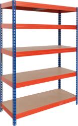 AR Shelving Blue& Orange 5 polcos 192x100x50cm fémpolc