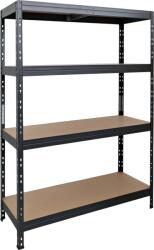 AR Shelving 4 polcos 180x120x45cm antracit fémpolc