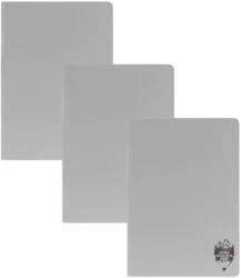 DACO Set 3 x Caiet Daco A4, 60 file, 70g/mp, dictando, coperta plastic, Gri (CT461DR/GRI-3BUC/SET)