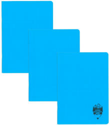 DACO Set 3 x Caiet Daco A4, 60 file, 70g/mp, matematica, coperta plastic, Albastru (CT461AR/ALBASTRU-3BUC/SET)