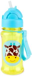 Skip Hop Zoo Tritán Szívószálas Palack 355ml Zsiráf 12hó+ - pepita