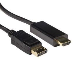 ACT Кабел ACT AK3992, от DisplayPort(м) към HDMI(м), 5m, черен (AK3992)
