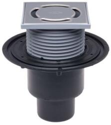 HL 310NPr padlószifon, 123*123mm-es ráccsal (NA50, NA75, NA100)