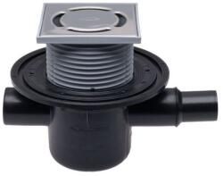 HL padlószifon, 123*123 mm-es ráccsal