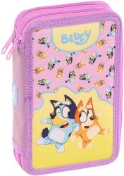 Graffiti Penar cu rechizite Graffiti Bluey - Ball Team, 2 fermoare (250332) Penar