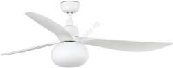 Faro Barcelona FARO 34363WT-11L - таванен вентилатор OUTWOOD L, 1x E27/15W/230V, бял, Ø150 см, WT, IP44 + ДУ (FA34363WT-11LA)