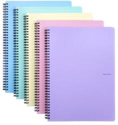 PASTELINi Spirálfüzet vonalas PASTELINI A/5 60 lapos vegyes színekben 8-077 (8-077)