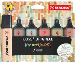 STABILO Szövegkiemelő Stabilo Boss Orginal Nature Colors Natúr 6 db 70/6-2-2 (70/6-2-5)