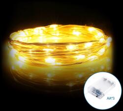 Aigostar - LED гирлянд 20× LED / 3× AA, 2, 3 м, топла бяла светлина (AI1317)