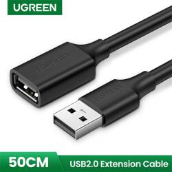 UGREEN US103 Cablu prelungitor USB 2.0 de 0, 5 m negru (10313) UG10313 (10313)